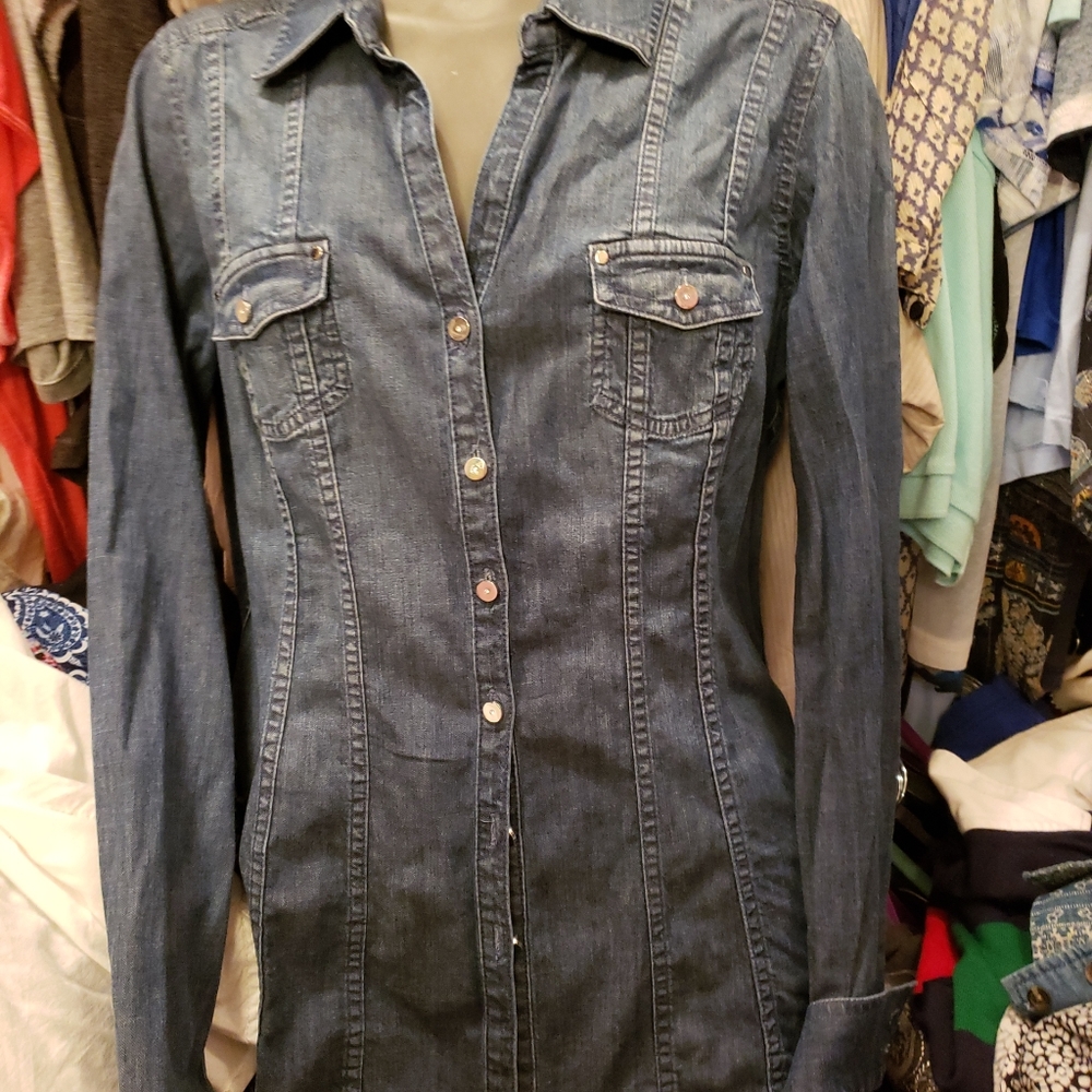 Black house white market  blouse size 4